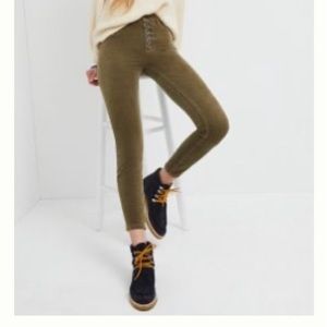 Olive Skinny Cords from Pilcro/Anthropologie. Size 30